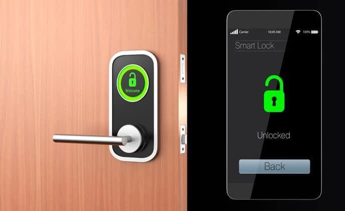 smart door locks,